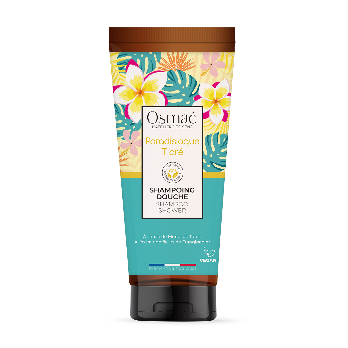 2 az 1-ben sampon és tusfürdő Mennyei Tiaré tubus 200ml