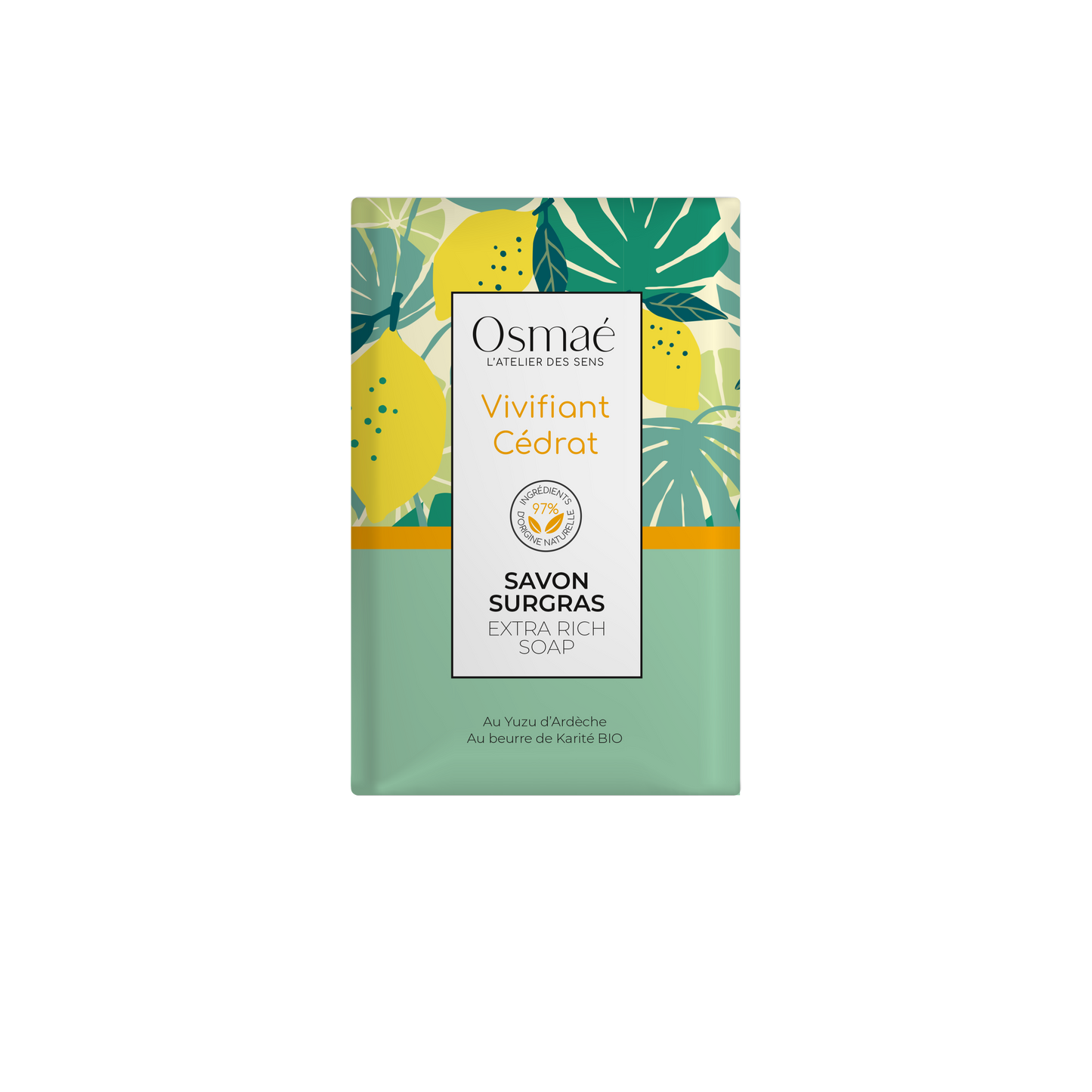 Extra-rich soap Refreshing Cédrat soap 100g