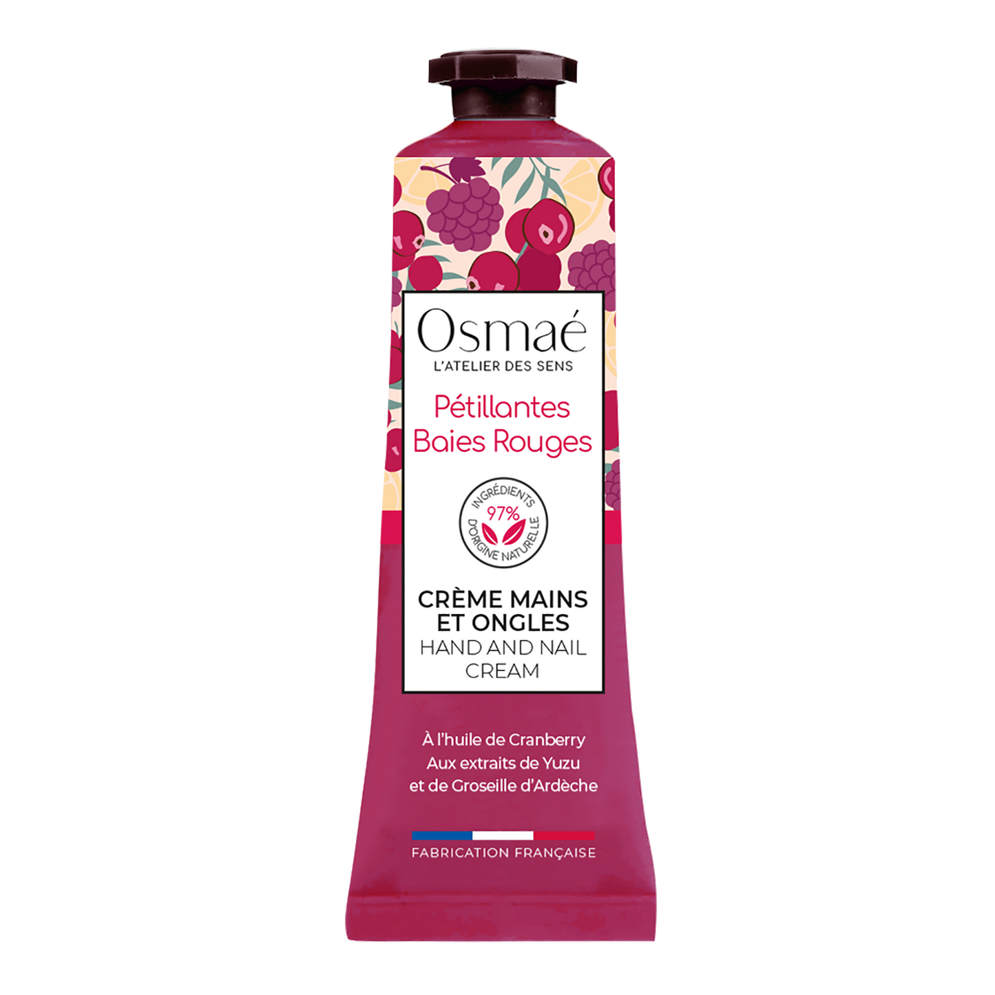Hand and Nail Cream Sparkling Red Berries Tube 30ml