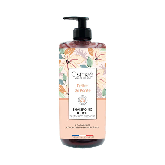 2-in-1 Shampoo and Shower gel Shea Delight pump bottle 1L